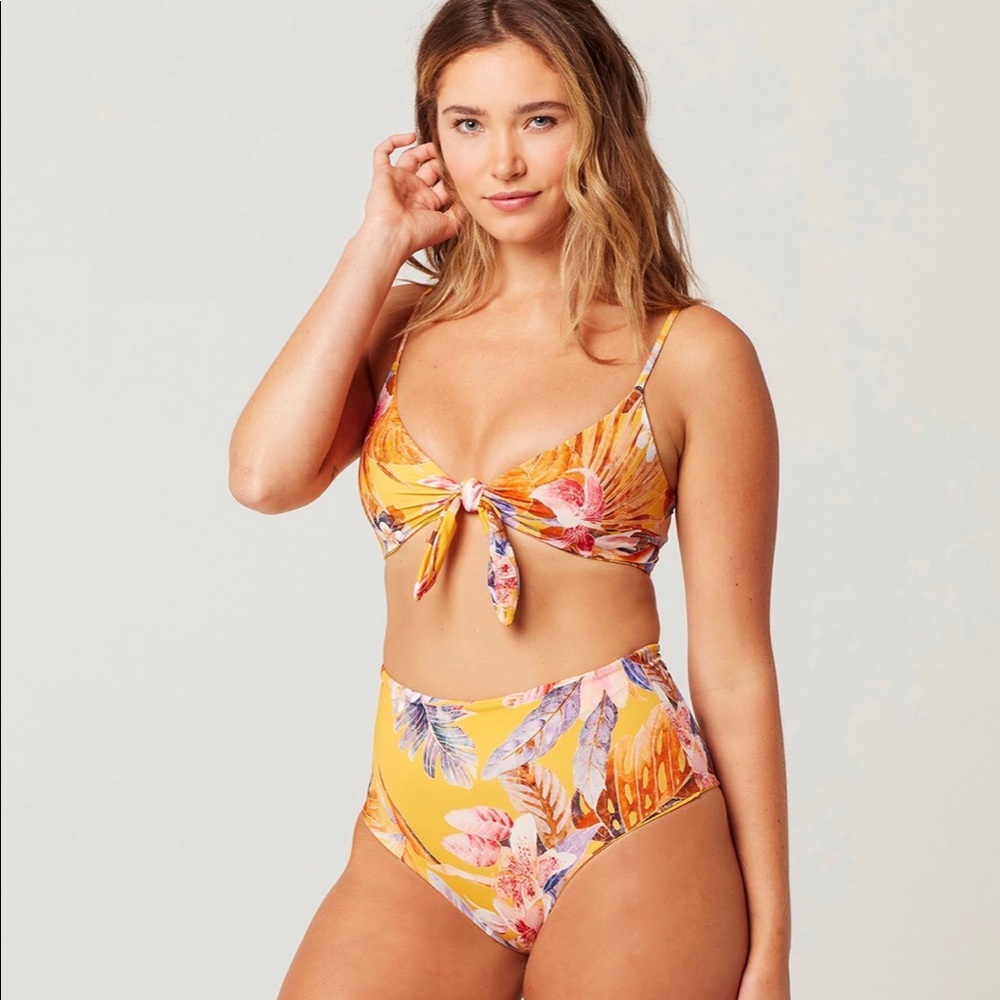 NWT L*Space High Waisted Desert Palm Bikini